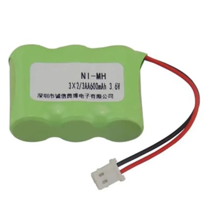 2/3AA 600MAh 3.6V NiMH Ni-mh Rechargeable Battery For Cordless Phone