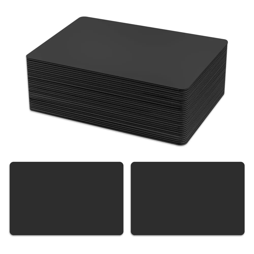 NFC215 Black Cards Rewritable NFC NT-AG215 PVC Cards Blank Easy Convenient Programmable NFC Business Card Chip 504Bytes