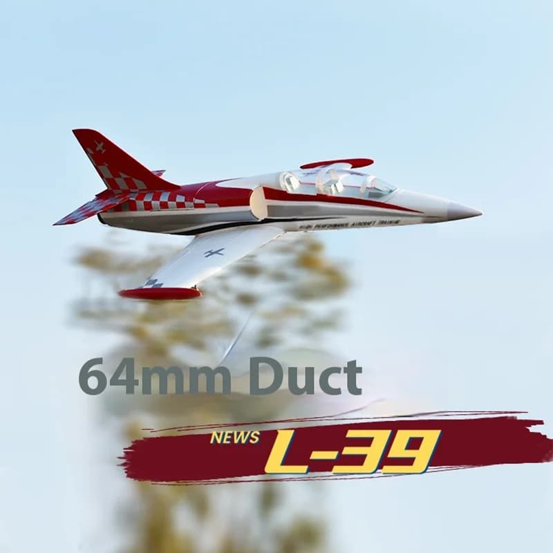 64mm Han Dao L39 Electric Remote Control Aircraft Fixed Wing Fighter Sports Aircraft Training Aircraft Rc Plane Toy Gift
