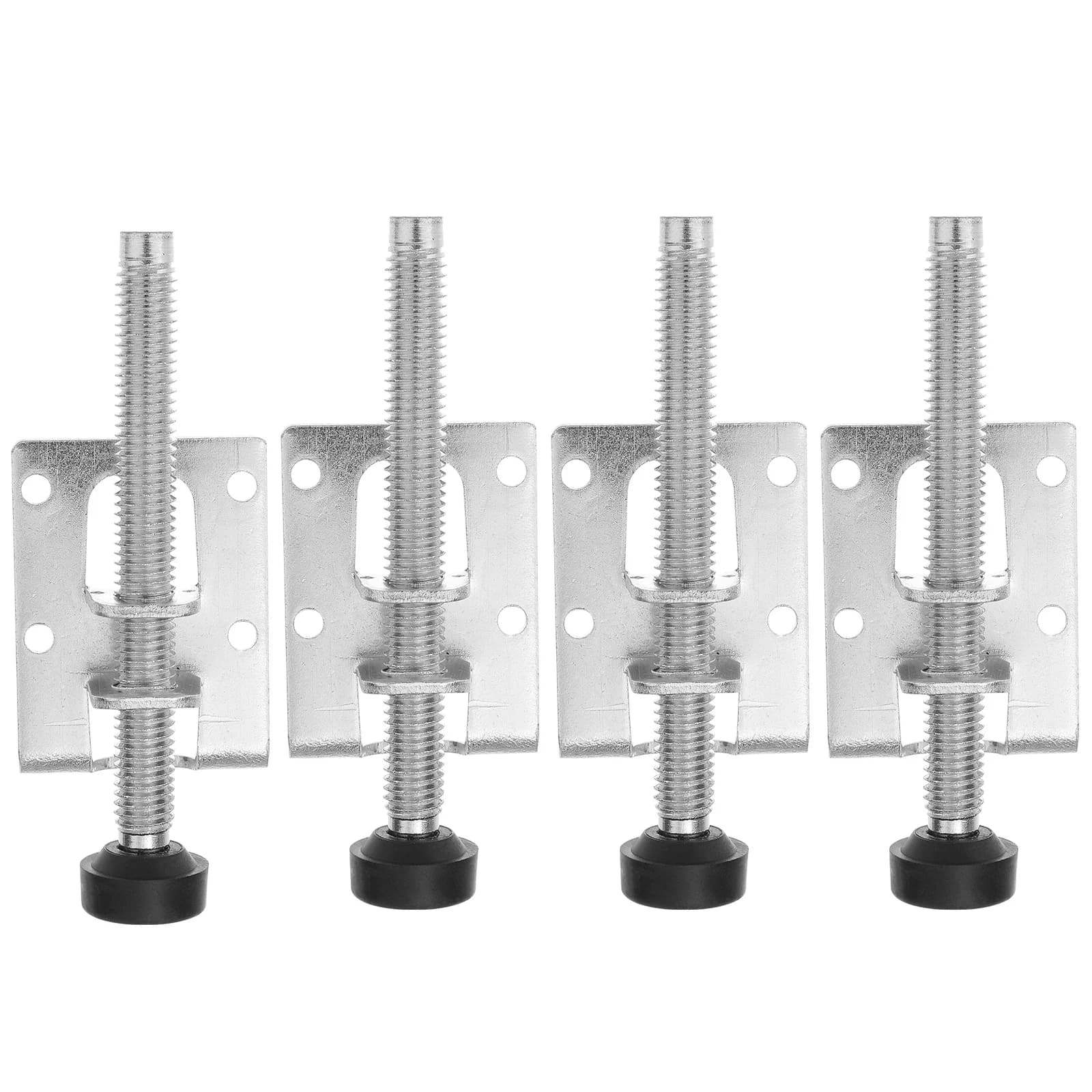 4 Pcs Furniture Legs Adjustable Wardrobe with Work Lifters Workbench Steel Corner Bracket Leveler