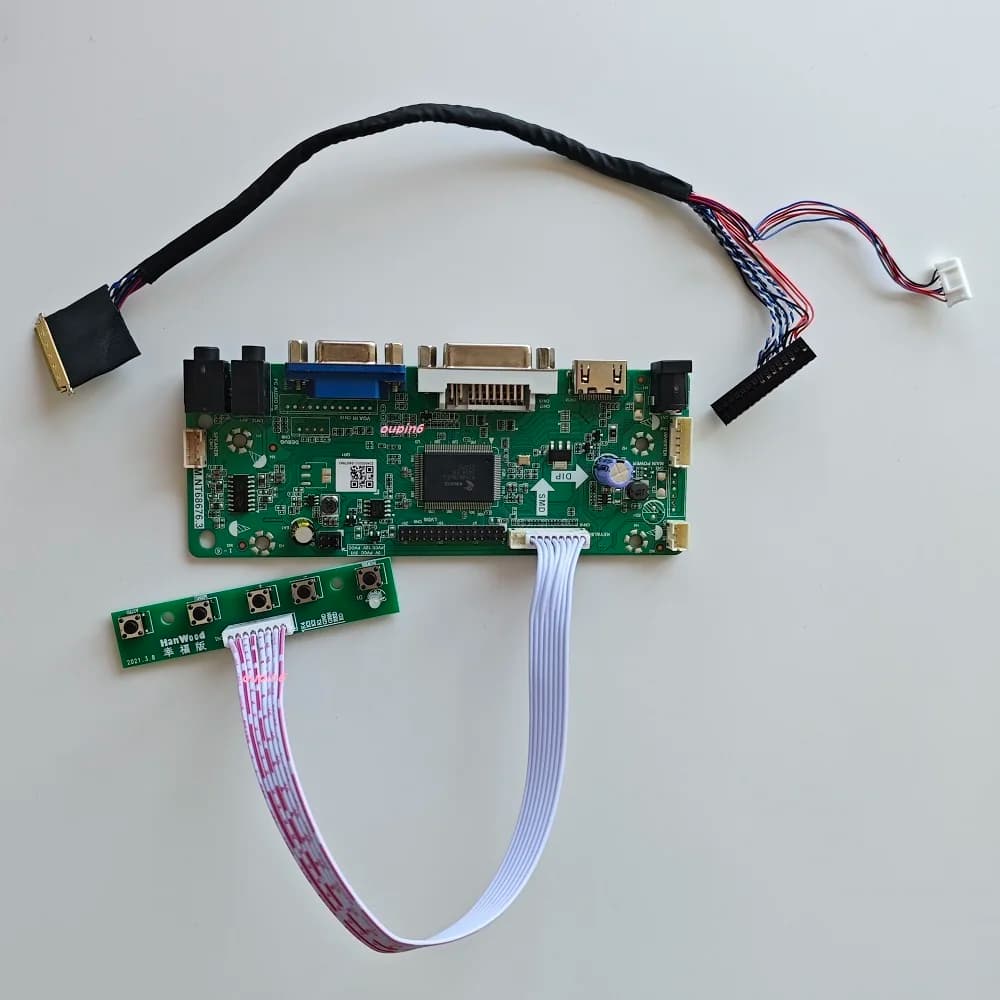 Kit for B101AW03 V1 B101AW06 V1 40pin 1024*600 10.1" Controller board Panel LCD VGA DVI HDMI-compatible Audio Display LED