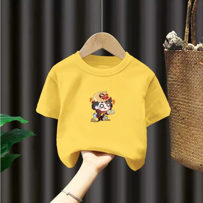 Children's Tops Cartoon Anime Children's Short Sleeve T-Shirts Popular Digital Printing Street