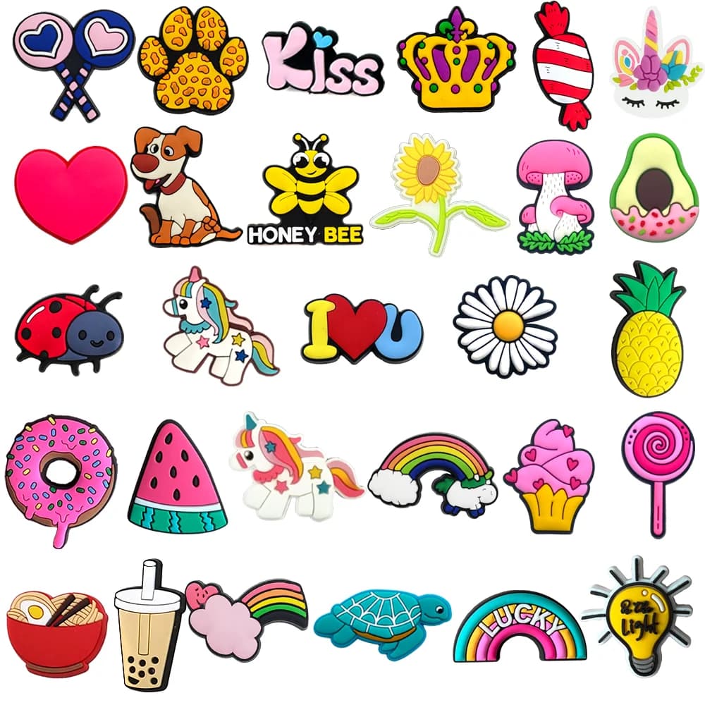 1Pcs Shoe Decorations For Garden Shoe Accessories Shoe Charms Pins Girls Teen Party Favor Christmas Gifts