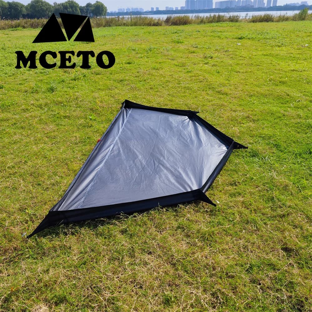 3D Pentagonal Half Camping Mat Ground Sheet For Pyramid Tent 210D Waterproof Oxford Cloth Bath Bathtub Shape Tent Mats
