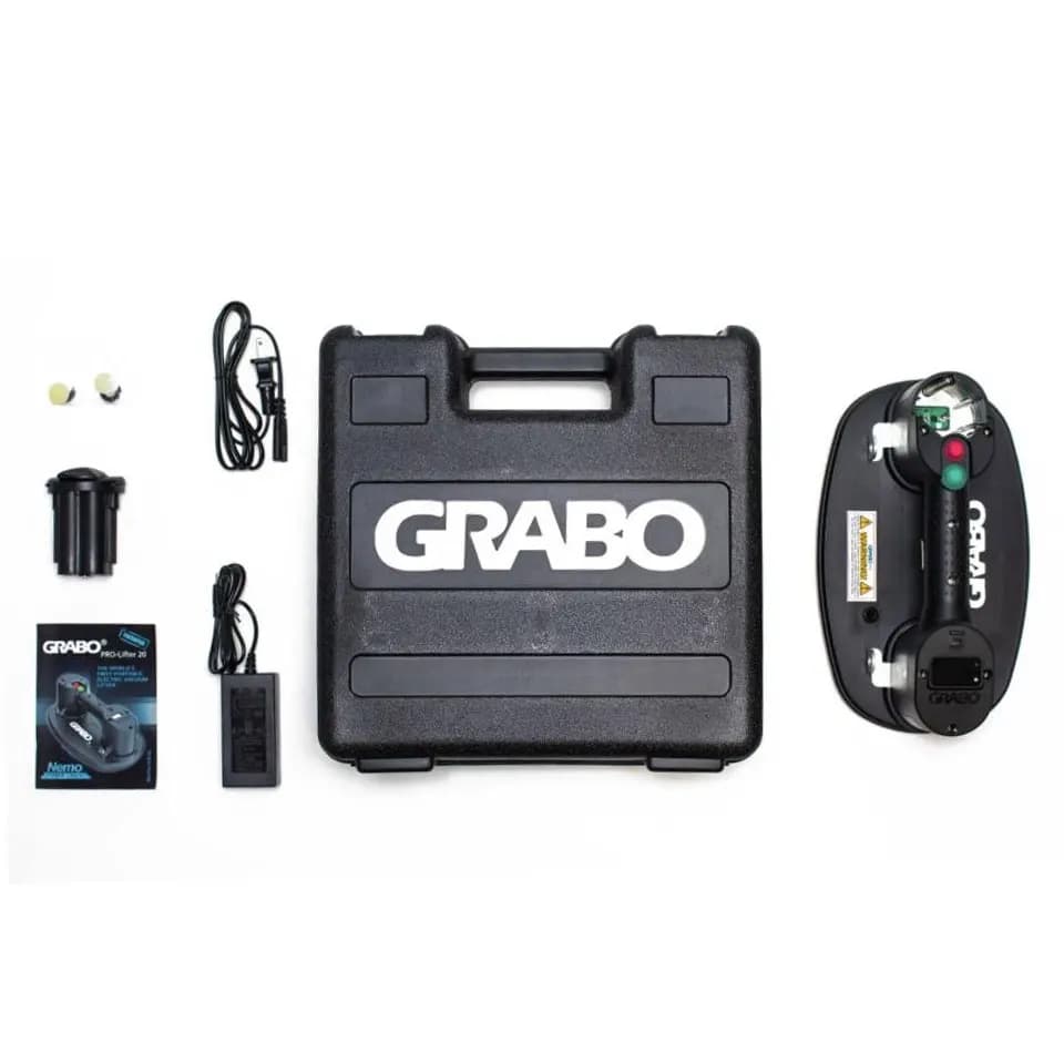 GRABO Glass Sucker Device With Pressure Battery Indicator Construction Materials Transpotation Helper