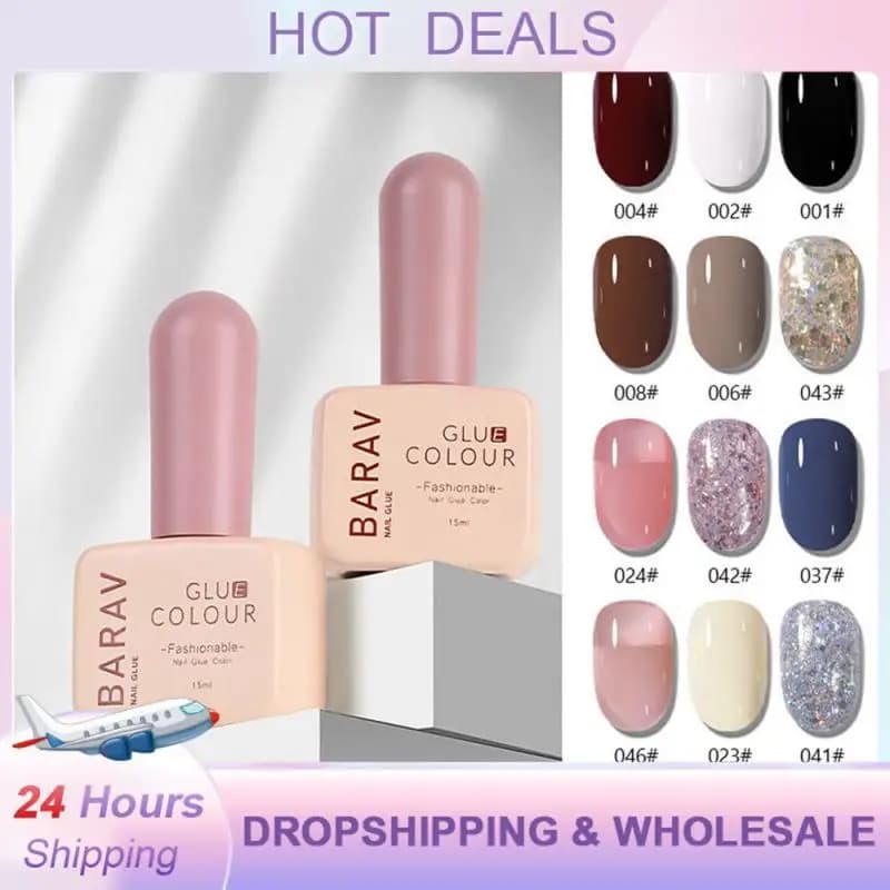 Ice Transparent Jelly Gel  Nail Polish Semi Permanent Sequins Flakes Shiny Glossy UV LED Nails Art Design Gels Varnish Lacquer