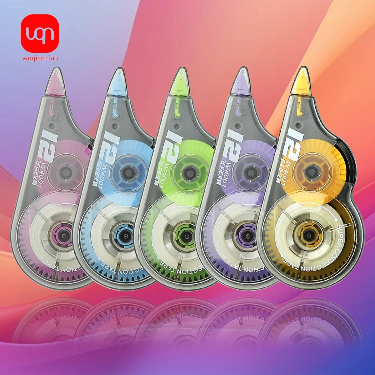 WQN-3/5/10PCS Portable Correction Belt Student Large Capacity 12m Length Cute White Office School Supplies Stationery