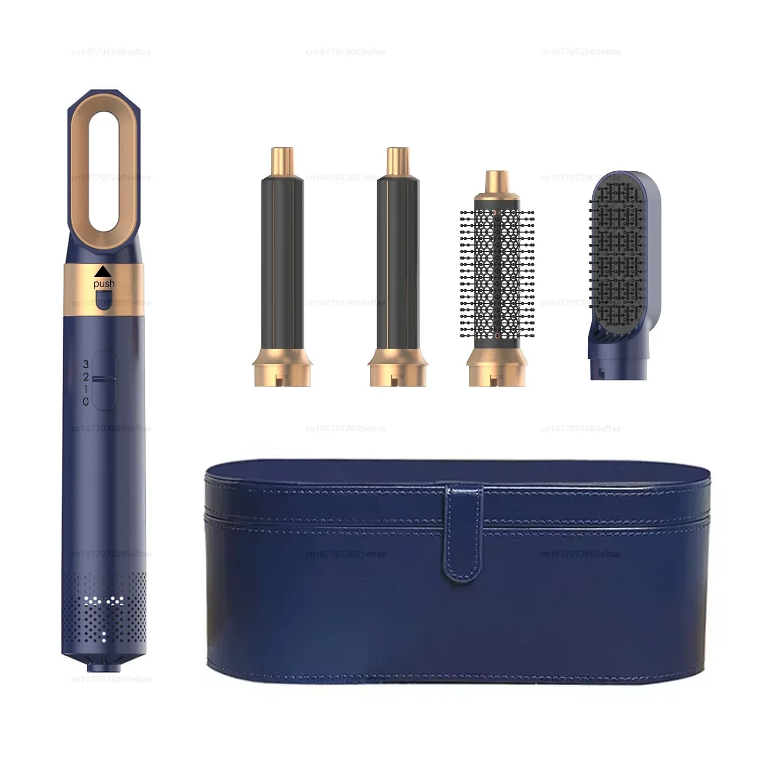 5 In 1 Hair Dryer Comb Set Professional Hot Air Styler For Hair Curling Straightening And Volumizing At Home hair curler