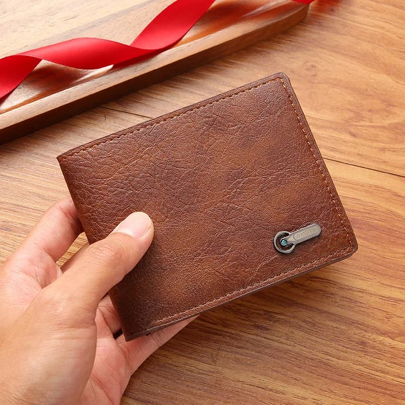 Men's Wallet 2025 New Luxury Business Wallets PU Leather Ultrathin Fashion ID Card Holders Paper Money Bag Men Carteira