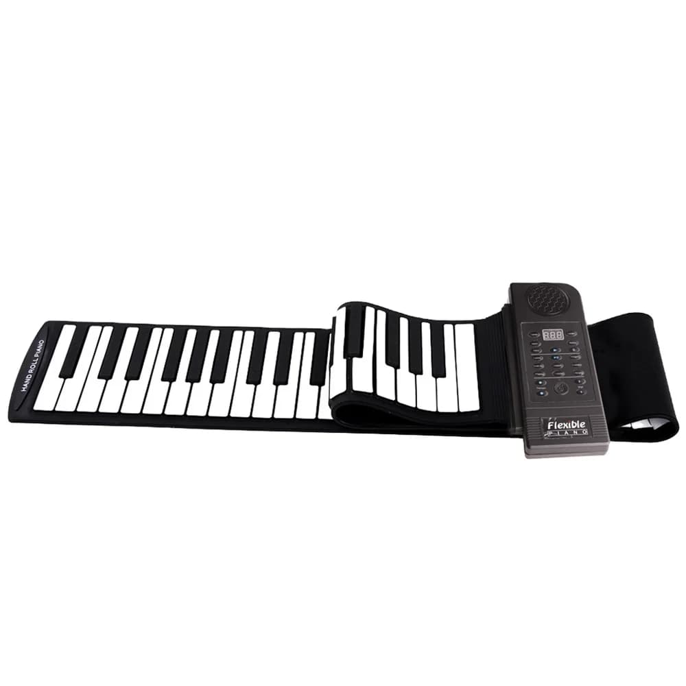 88 key folding portable entry keyboard student children beginner electronic hand wholesale roll piano