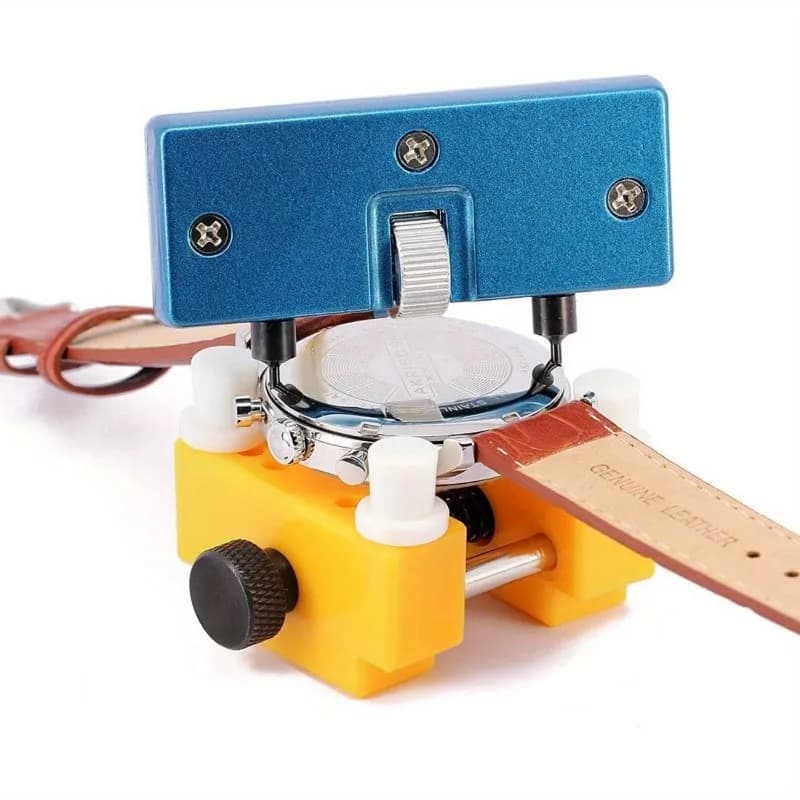 1 Set Watch Battery Replacement Tool Kit, Watch Back Case Remover And Watch Opener Repair Kit Tool Adjuste