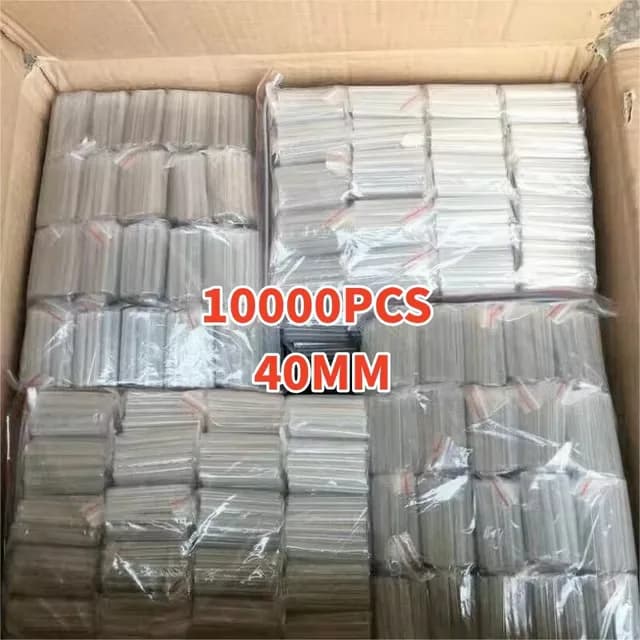 1000/10000PCS 1.2mm x 40mm 45mm 60mm Fiber Optic Fusion Protection Splice Sleeves Hot Heat Shrink Tube Melt Tube Shrinkable