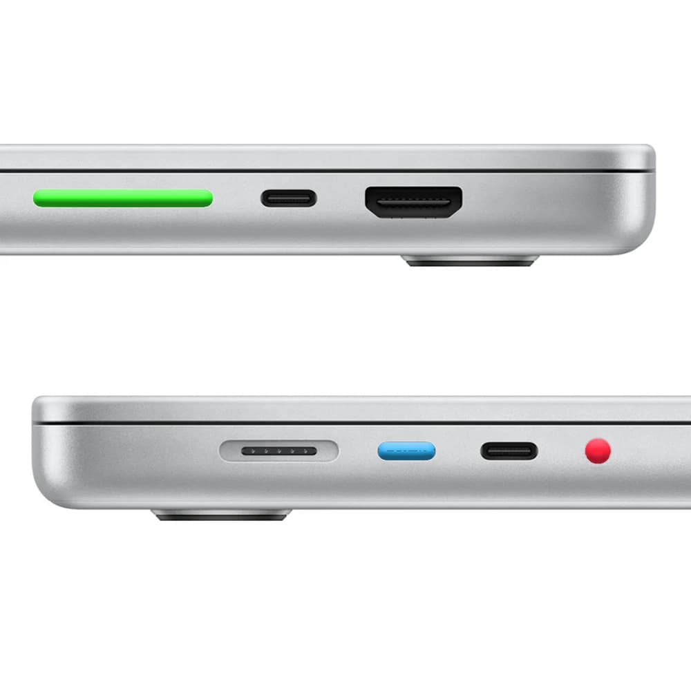 7PCS Dust Plug Cover Dirt Plug Cups Set for MacBook Pro 14/16 inch Air M3 M2 M1 A2779/A2442/A2780/A2485/A3113/A3114/A2681/A2941