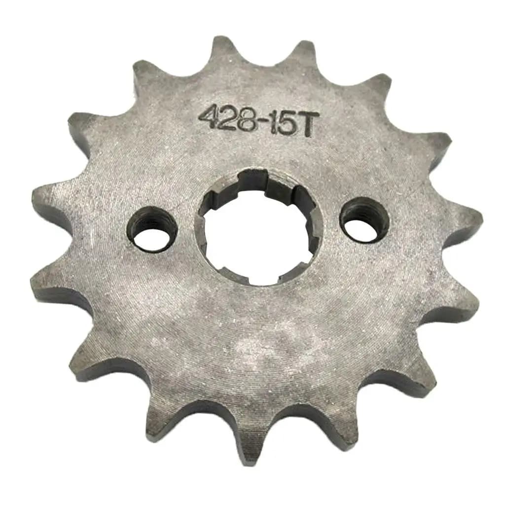 15T 17mm 428 Chain Front Sprocket Cog for Quad Dirt Bike