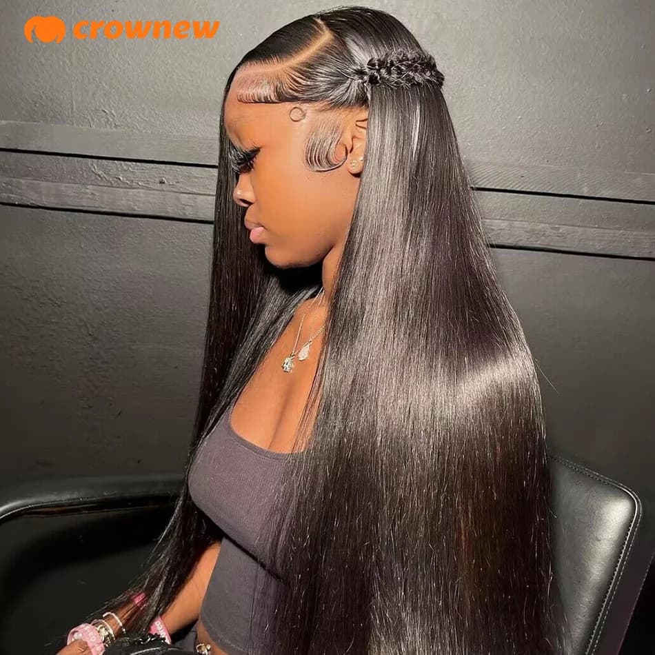 Straight Lace Front Wigs Human Hair 13x4 HD Lace Frontal Wigs Human Hair 100% Real Human Hair Wigs Preplucked Cheap Wigs