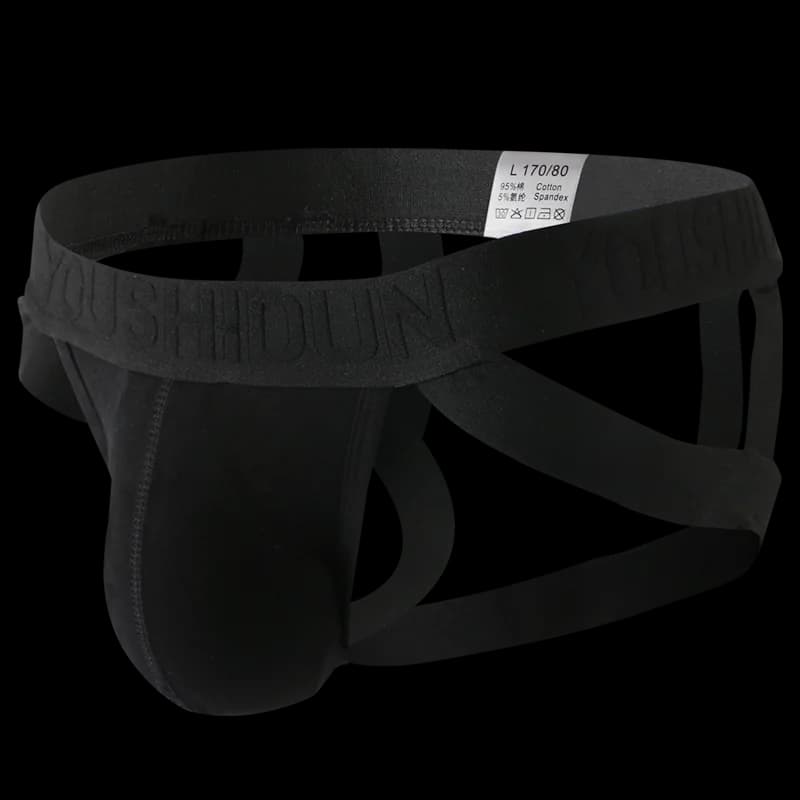 Men's Cotton JockStraps male Underwear Briefs Sexy G-String underpants Brand Thong
