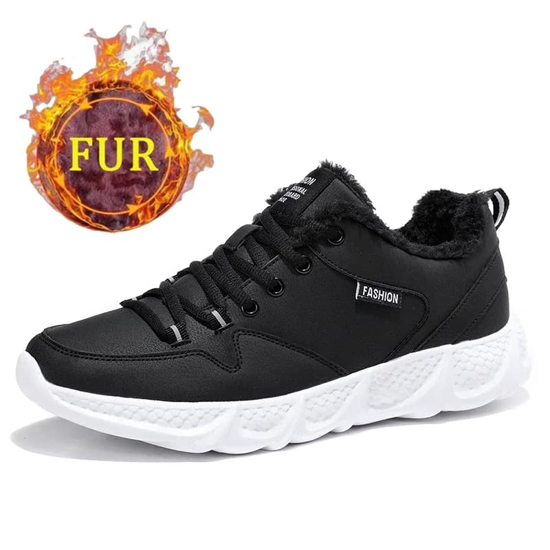High Quality Winter Keep Warm Running Shoes Men Waterproof Fashion Casual Sneakers Male Ultralight Non-Slip Sports Jogging Boots