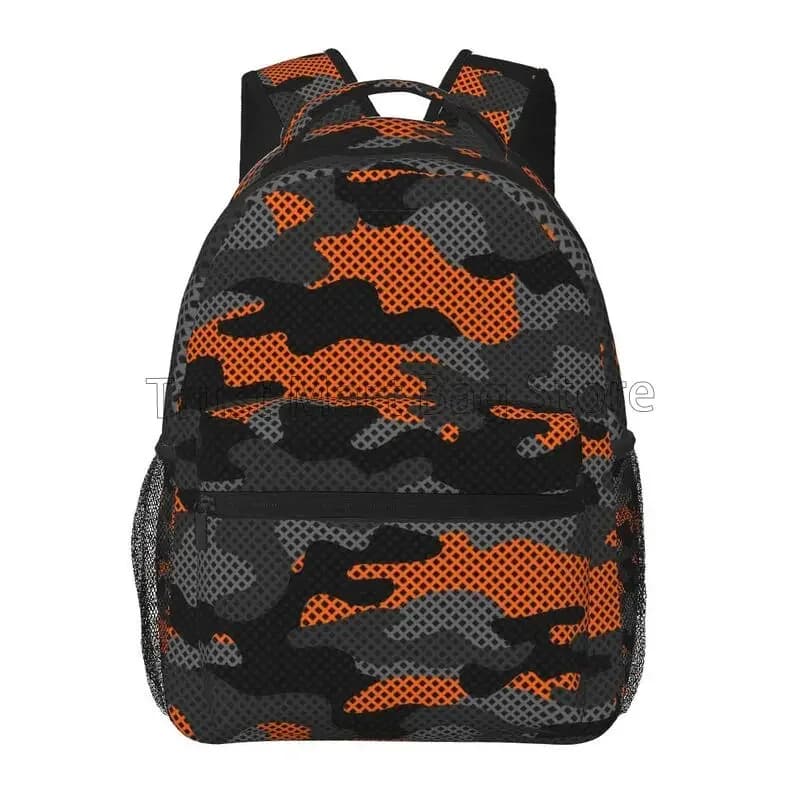 Camouflage Travel Backpack for Men Women Lightweight Student Bookbag Large Capacity Backpacks Casual Hiking Camping Daypack