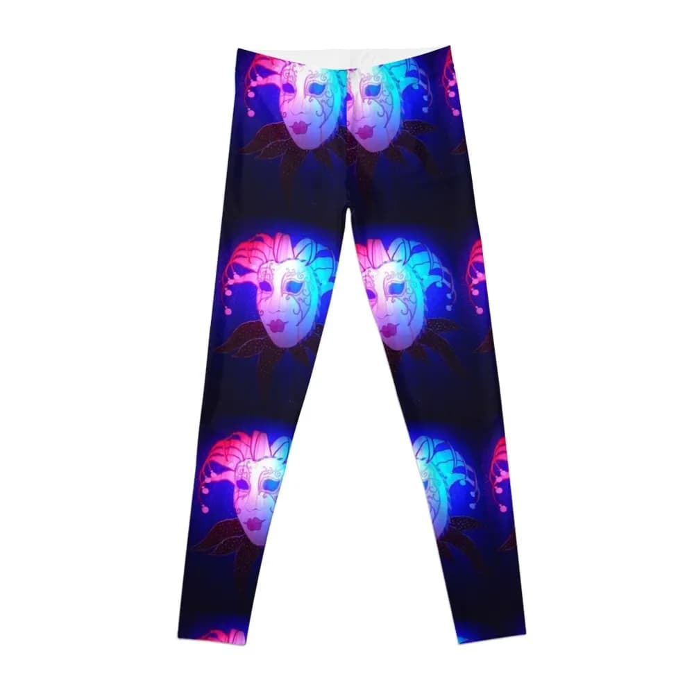 Jester Mask Leggings Women's sports pants leggins push up woman Womens Leggings