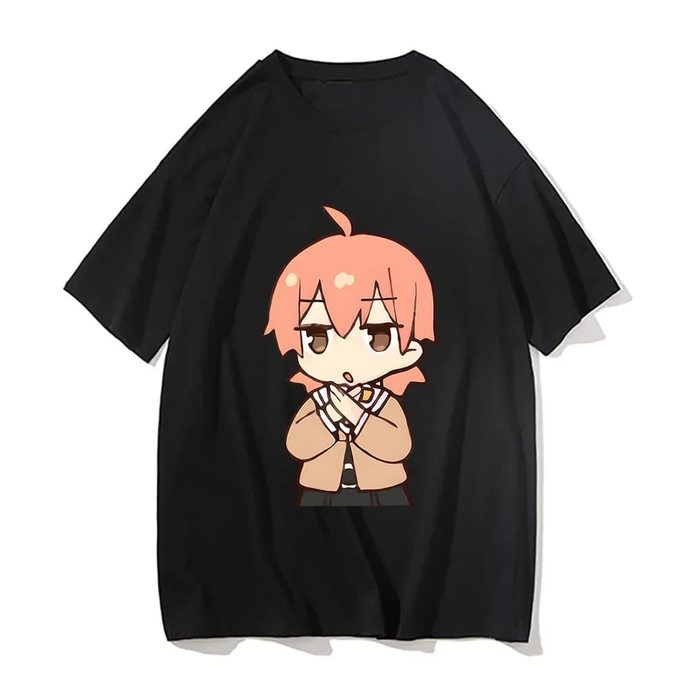Bloom Into You Hip Hop T-Shirt Men Streetwear Kawaii Printed T Shirt 2023 Male Harajuku Cotton Regular Short Sleeve Tshirt Tops