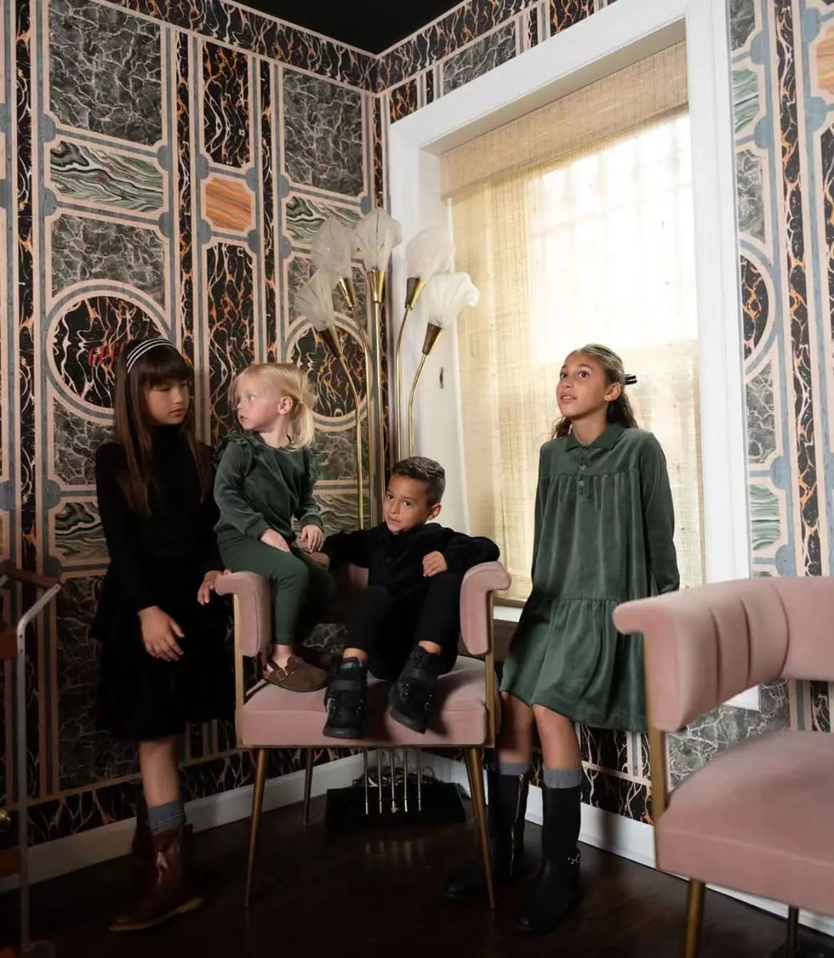 Clearance sale AS 2024 Velour collection for kids family matching clothes Autumn baby - Teens girls boys clothing