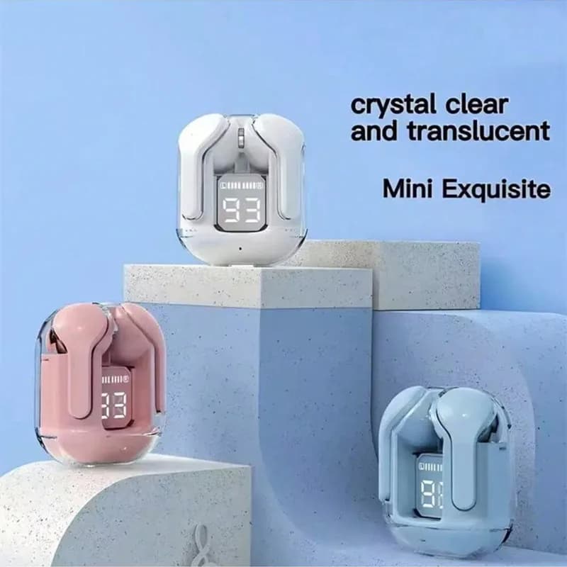 Original T2 Bluetooth Headphones TWS Transparent Wireless Bluetooth Headset HIFI Sound Quality Bluetooth 5.3 For Xiaomi Earbuds