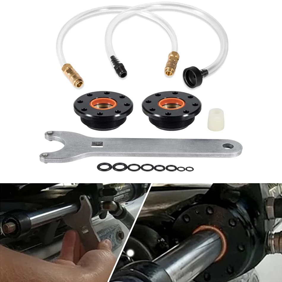 MX 1set HS5157 Boat Front Mount Hydraulic Steering Cylinder Seal Kit For Seastar With Wrench Tool Accessories Parts Car Auto