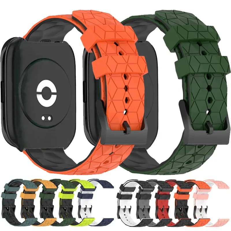 Silicone Sports Band for Redmi Watch 3 Active Soccer Print SmartWatch Strap for Redmi Watch3 Lite Correa Replacement Bracelet