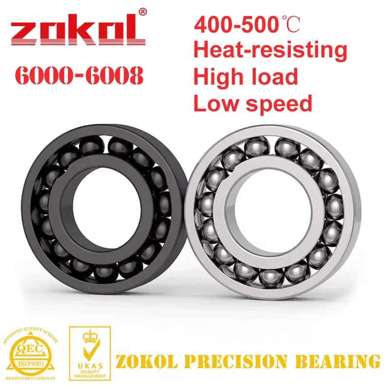 High-load, Low-speed, Full-ball, Thermostability Bearing 400-500°C Celsius For Kilns Smelting Glass