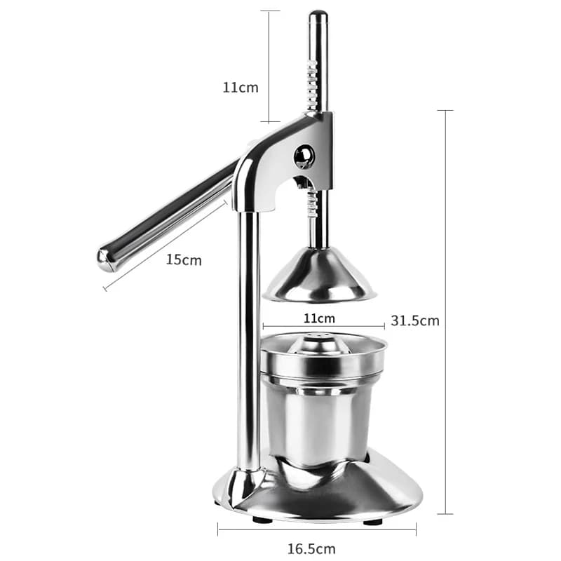 Stainless Steel Hand Press Juicer Machine Professional Citrus Juicer Hand Press Citrus Squeezer Machine Lemon Juicer