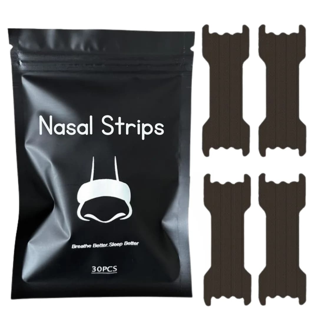 30/60PCS Nose Strips Extra Strength Nasal Strips Relief Strips for Better Sleep Non-Invasive Anti Snoring Strips for Men & Women