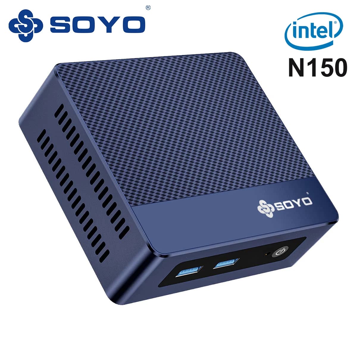 SOYO M4PLUS Mini PC: 8/16GB RAM, 256/512GBSSD, Intel Twin Lak N150, Windows 11 Pro - Compact & Ideal for Home, Business & Gaming