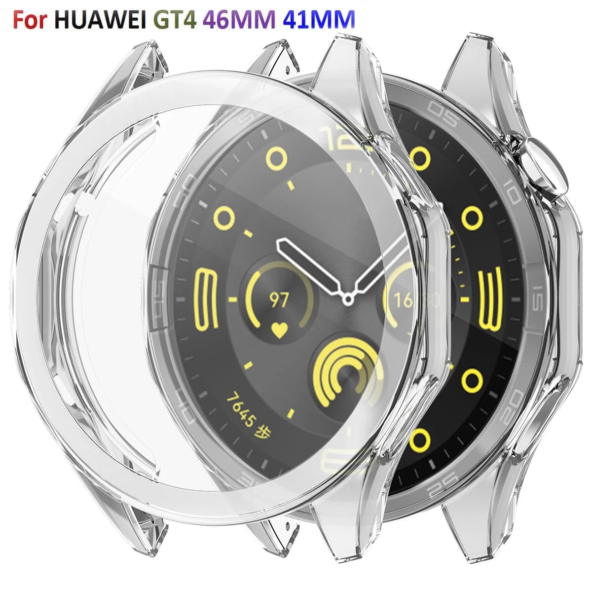 Soft Case + Glass for Huawei Watch GT4 41mm 46mm GT 4 SmartWatchs Full Cover Screen Protector Film Cases Shell