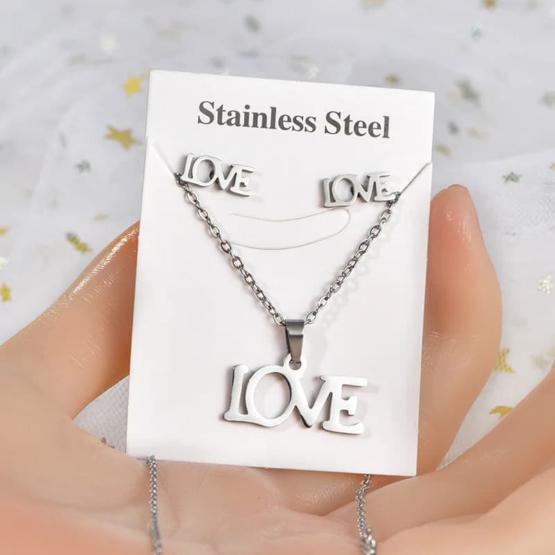 Silver Color Heart Earrings For Women Sweater Chain Love Romantic Elegant Fashion Pendant Jewelry Party Gift