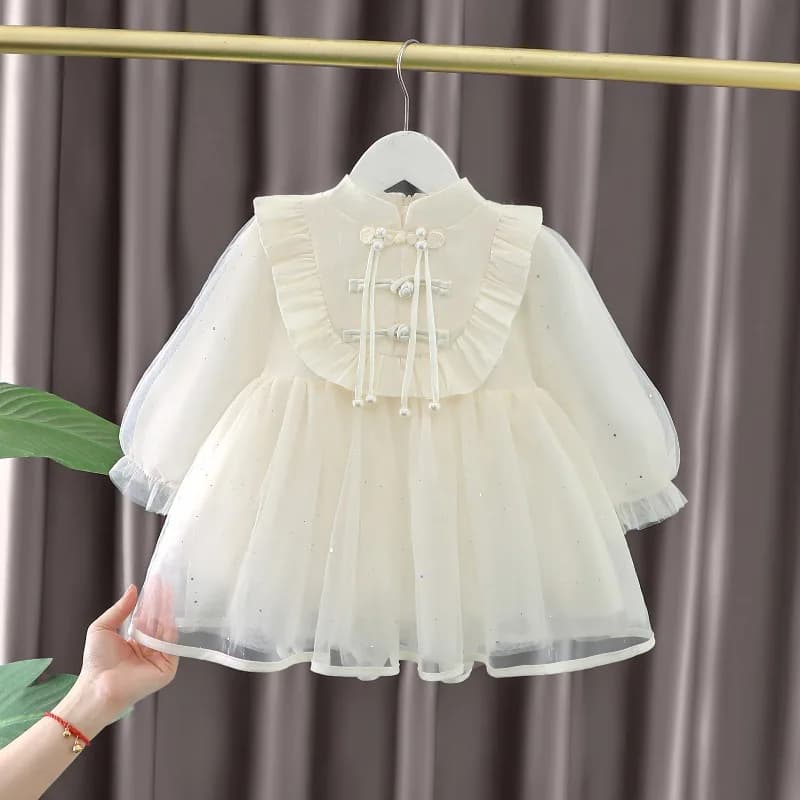 Girls Dresses Spring Autumn 2025 Children Princess Dress For Baby Girl Clothes Kids Party Costume Toddler Birthday Outfits 4 5Y
