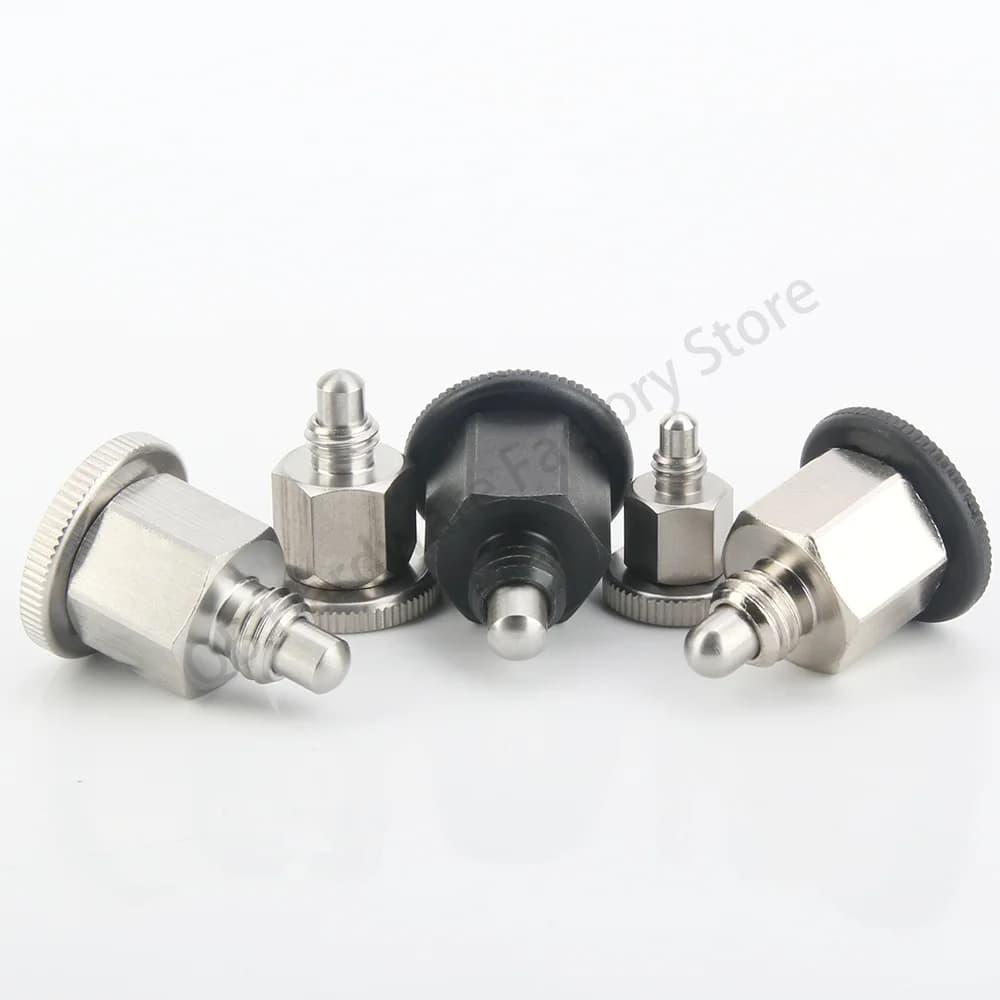 High Quality QB213 M6/8/10 Carbon/Stainless Steel Return Type Mini Index Plunger Pins Locating Pins
