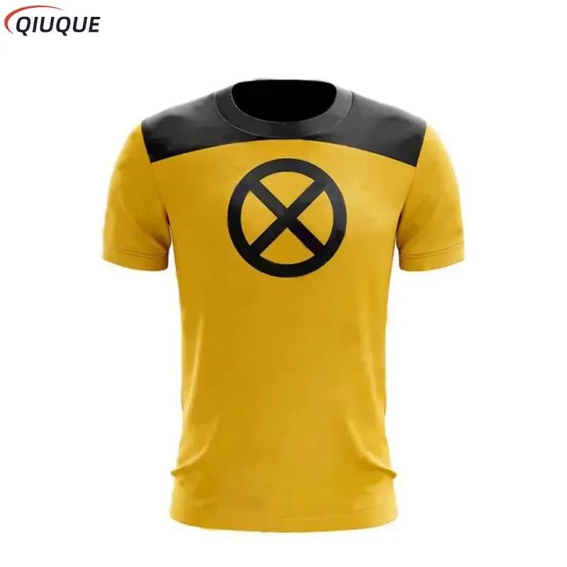 Deadpool Cosplay Costume Summer Men 3D Printed T Shirts Compression Wade Winston Wilson Printing Short Sleeve T-Shirt Tops Tee