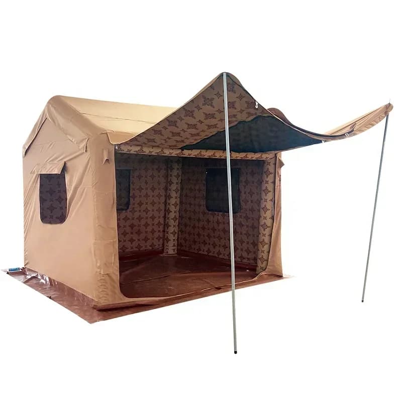 Middle East style yellow air tent inflatable camping tents outdoor for event canvas tent waterproof