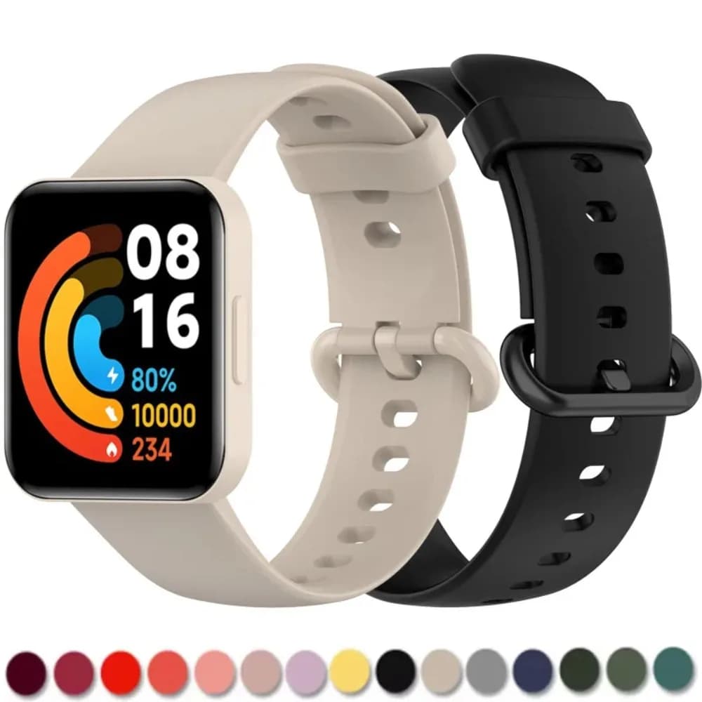 Soft Silicone Strap For Redmi Watch 2 Lite Replacement Sport Bracelet Wristband For Xiaomi Watch 2 Band Smartwatch Accessories