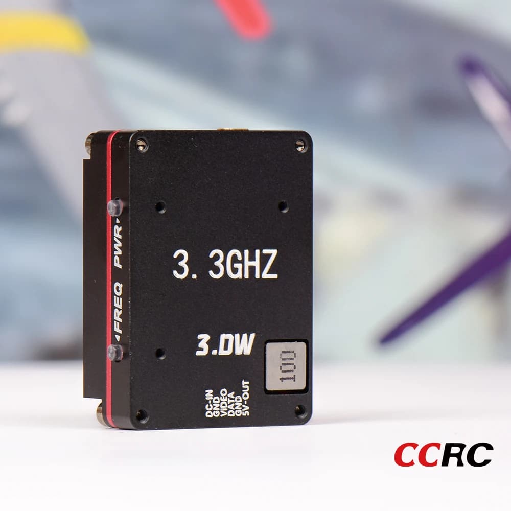 CCRC S3300 3.3GHz High-Speed Video Transmission Equipment for FPV Drone 3.0W Powerfull long range