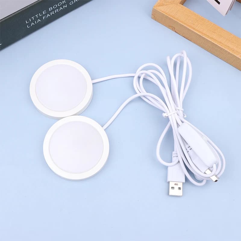 New USB 5V 3W LED Under Cabinet Light Model Cabinet Display Case Shelf Counter Lighting Caravan Camper Spot Lamp Interior Light