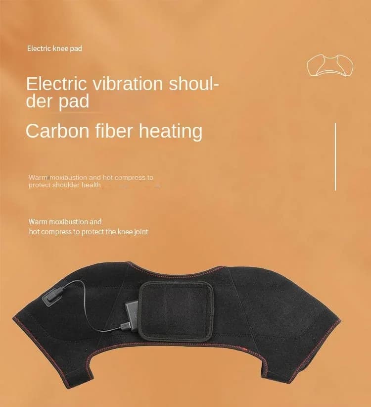 Electrothermal vibration shoulder pad warm shoulder and neck moxa hot compress vibrating waistcoat