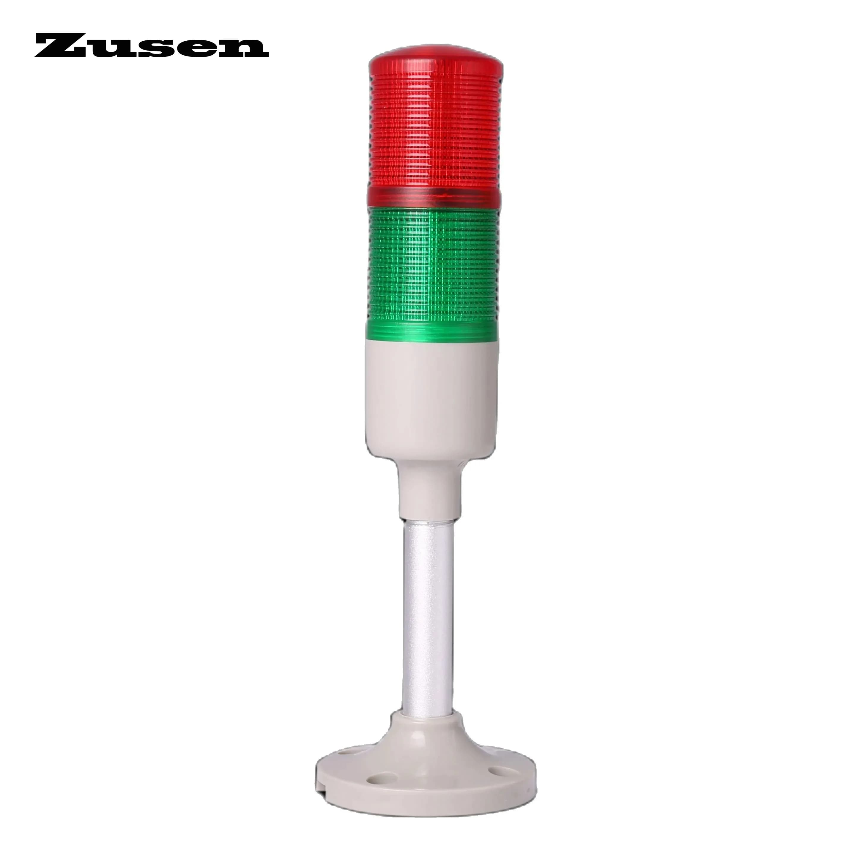 Zusen 42mm TB42-2T/W-D(J) 12V 24V 110V 220V Red and Green Double Layer Signal Tower Light Machine Lmap with Buzzer