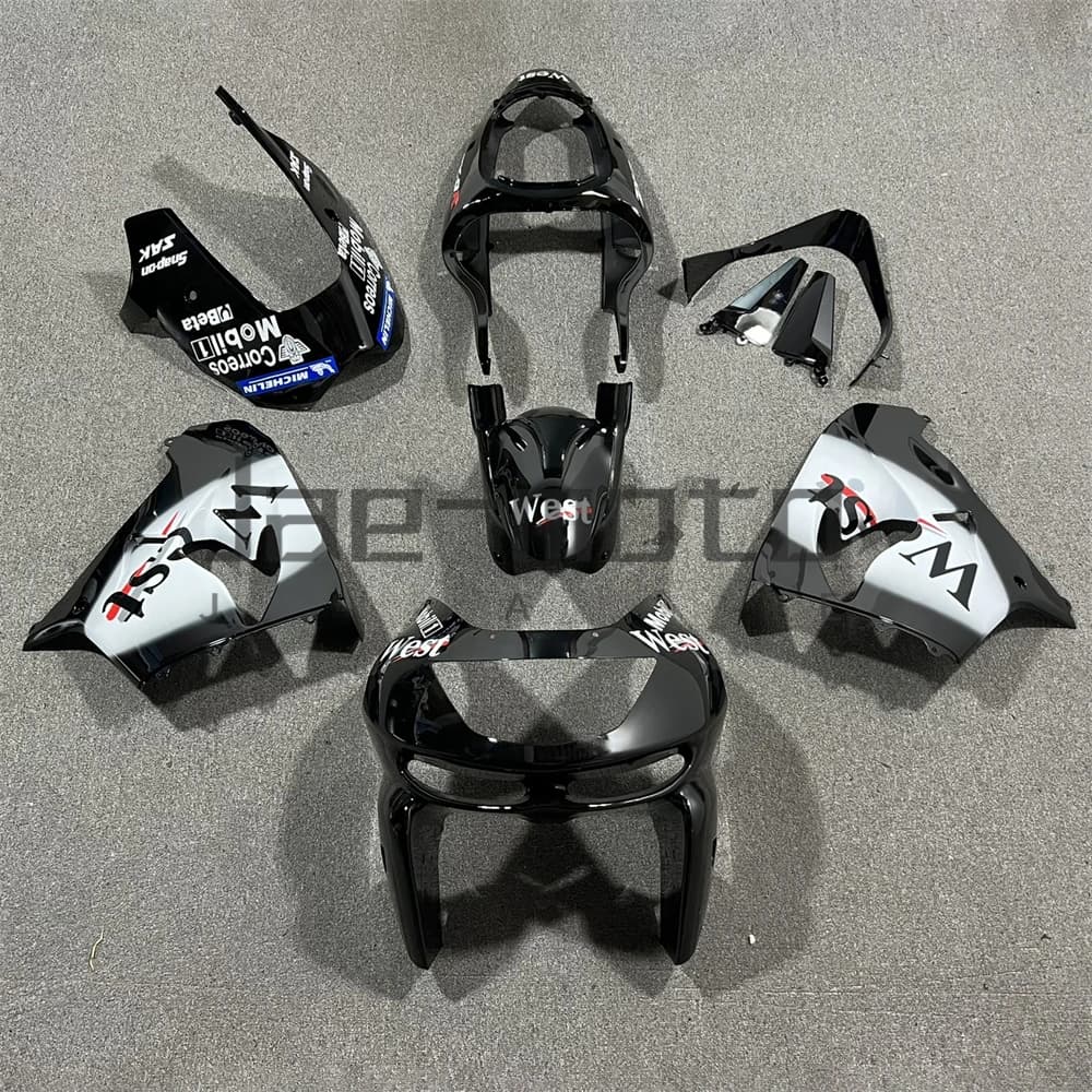 For ZX-9R ZX9R 1998 1999 Injection ABS Plastics Full Fairings Kit Mold Replace Accessories ZX-9R ZX9R 1998-1999  Black