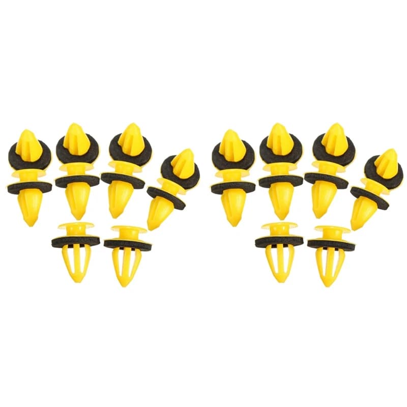 20X Windscreen Side A Pillar Yellow Fastener Trim Clips For Land Rover Discovery