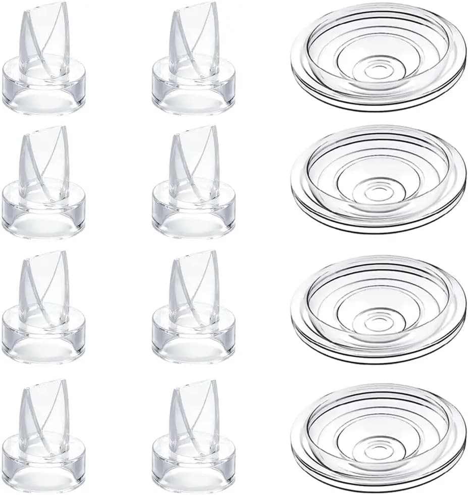 Breast Pumping Accessories Duckbill Valve and Silicone Diaphragm Compatible with Momcozy S12 Pro/S9 Pro/S12/S9 Breast Pump