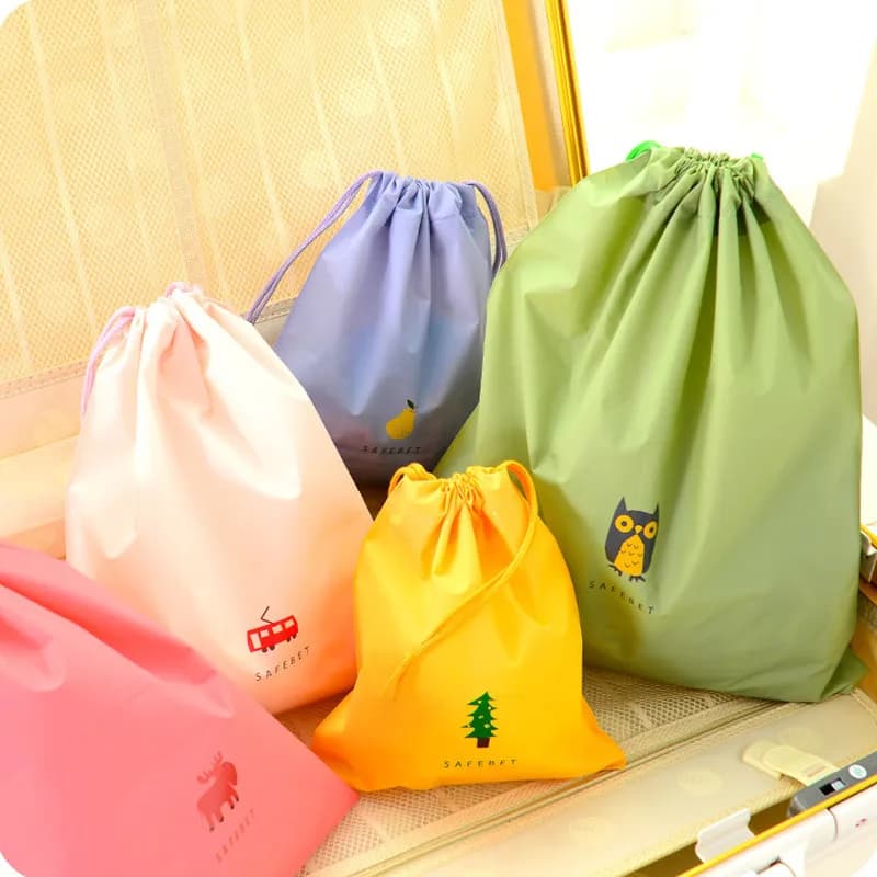 Waterproof Bundle Pocket Storage Bag Household Products Minimalist Dustproof Drawstring Bag Creative Travel Clothing Storage Bag
