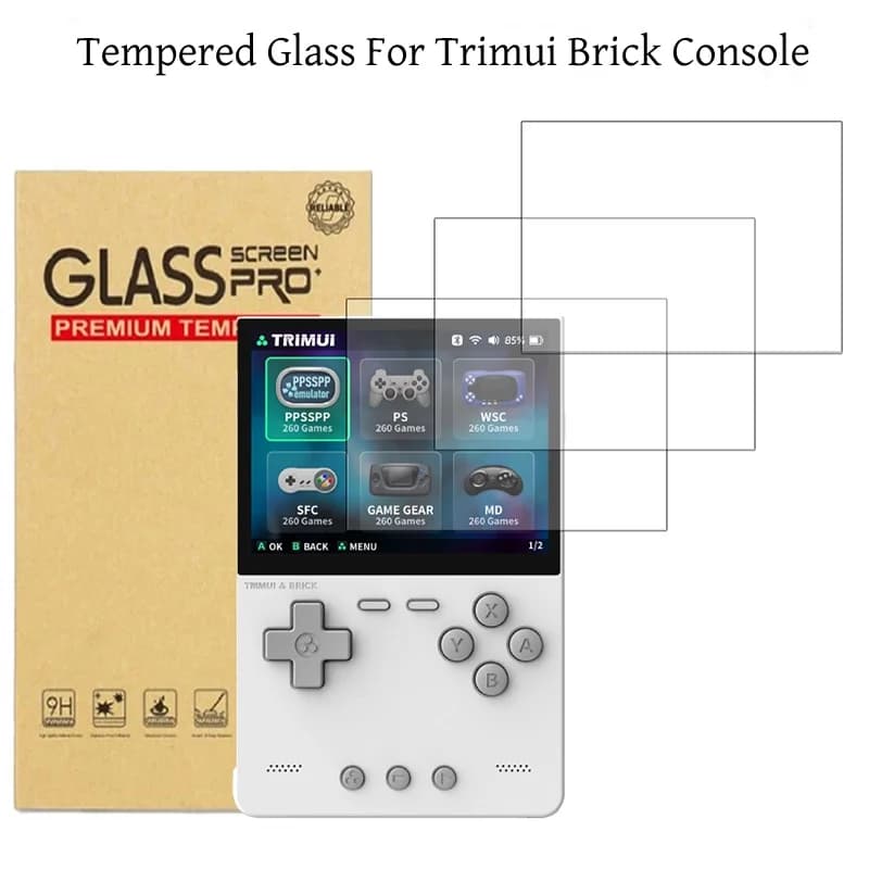 Portable Trimui Brick Screen Protector Film Trimui Brick TG3040 Console Temper Glass Screen Protector Films Game Accessories