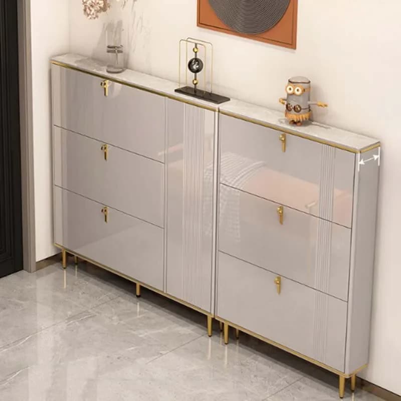 Entrance Doorway Shoe Cabinet Ultra Thin Hallway Display Storage Shoe Rack Organizer Design Armario De Zapatos Furniture Home