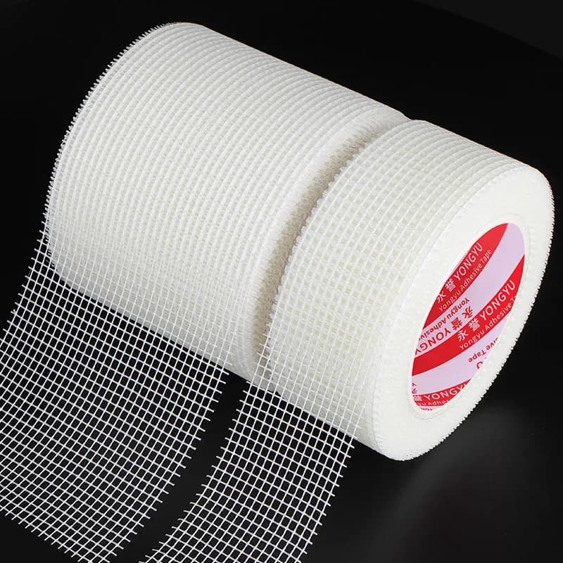 Glass fiber mesh cloth grid self-adhesive wall crack prevention mesh belt cover gypsum alkali resistant tape wall crack repair